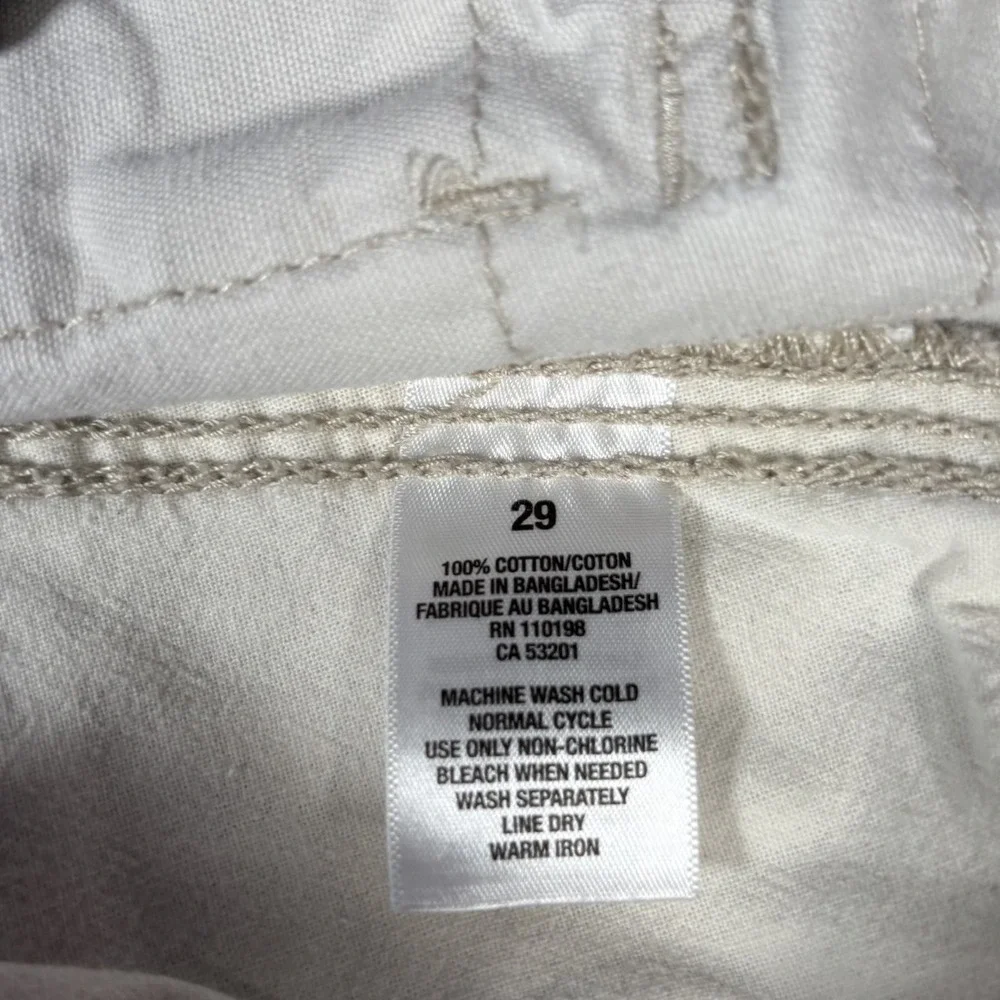 Aeropostale Cargo Shorts Mens 29 Ivory Baggy Heavy Skater Grunge Workwear Y2K